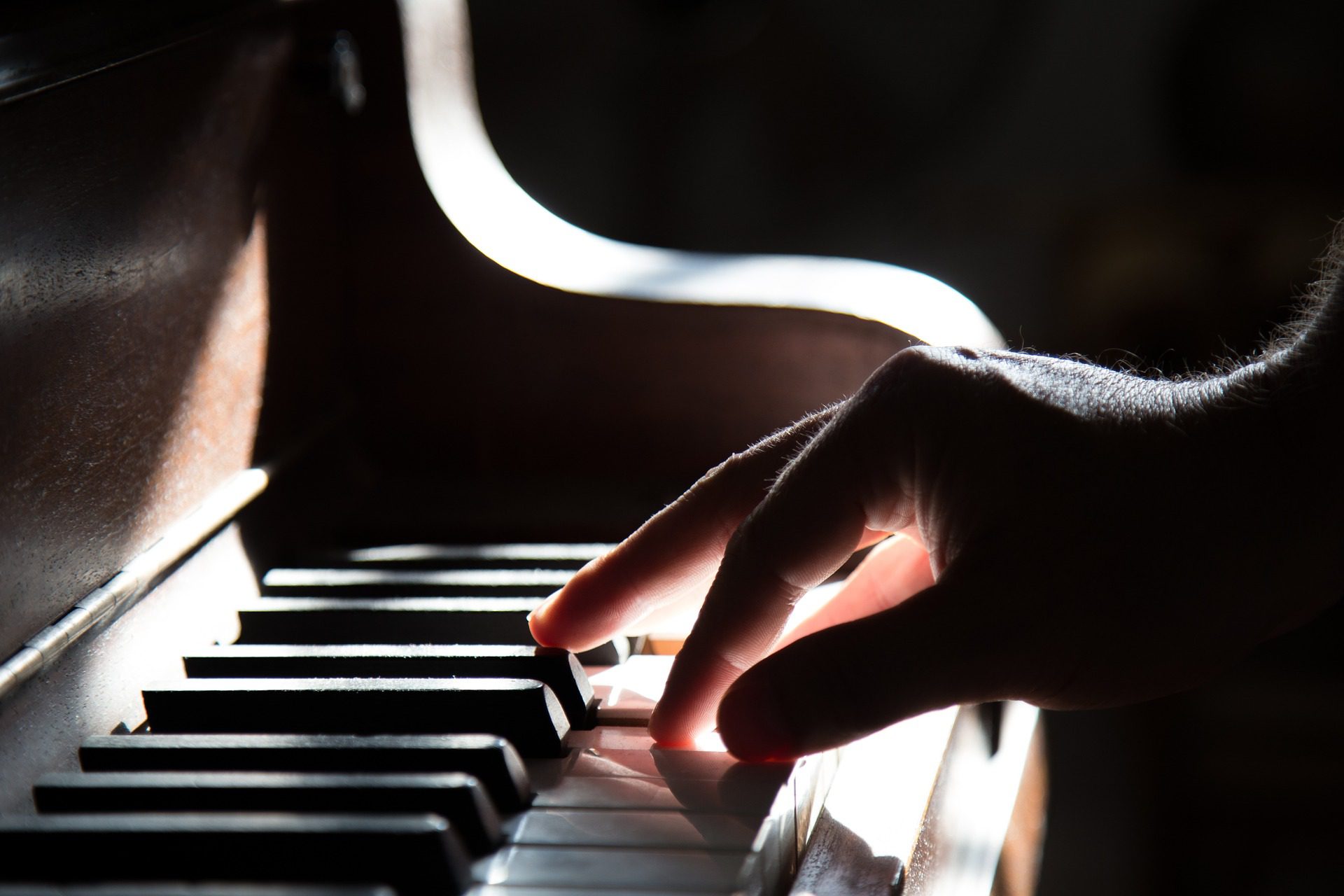 pianospel - piano met hand
